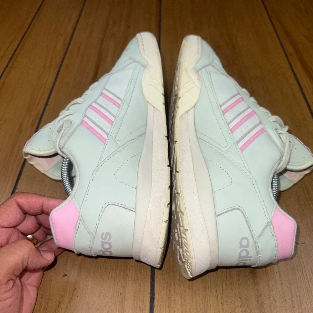 Adidas‎ AR Trainer Ice Green Pink Stripe Sneakers Athletic Shoes Mens 11.5